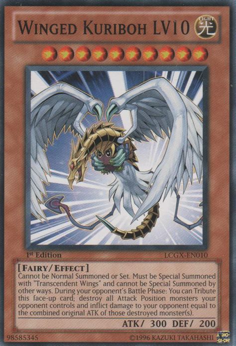 yu-gi-oh! winged kuriboh lv 10